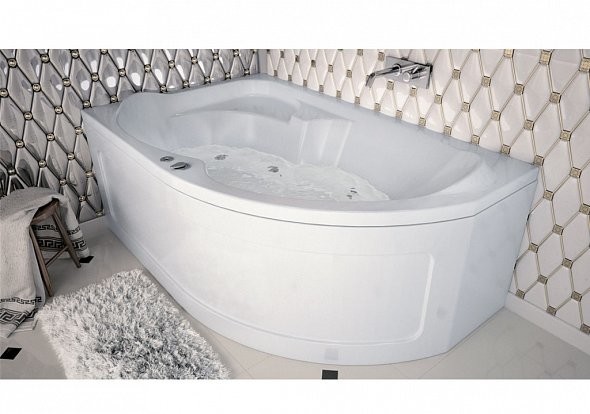 Aquanet Allento 170*100 ванна акриловая асимметричная L