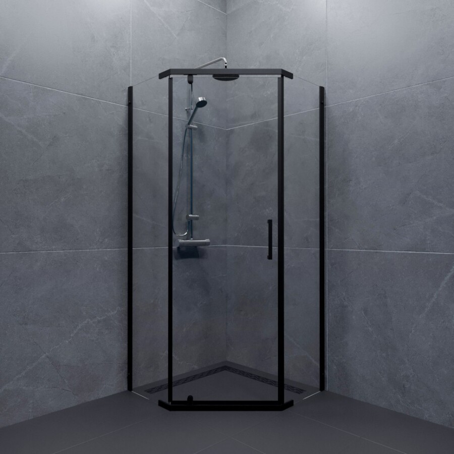 Triton Душевое Ограждение Дека-Блэк 100*100 Щ0000062934