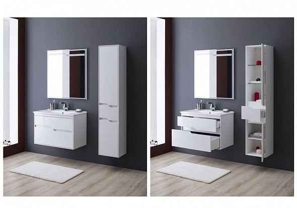 Aquanet Модена 00196967 Шкаф-пенал подвесной, белый 35