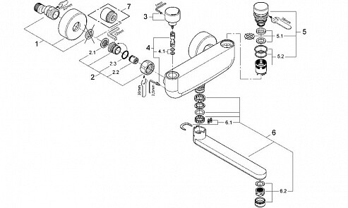 Grohe Eurosmart Cosmopolitan T 36319000 смеситель для раковины автоматический