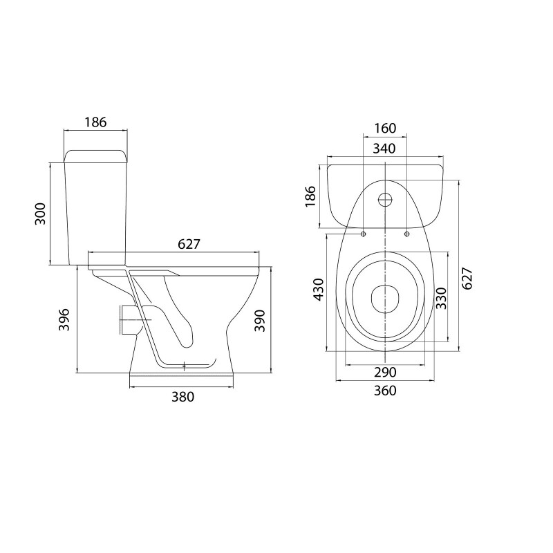 Santeri Pro 1.P215.5.S00.00B.F унитаз напольный