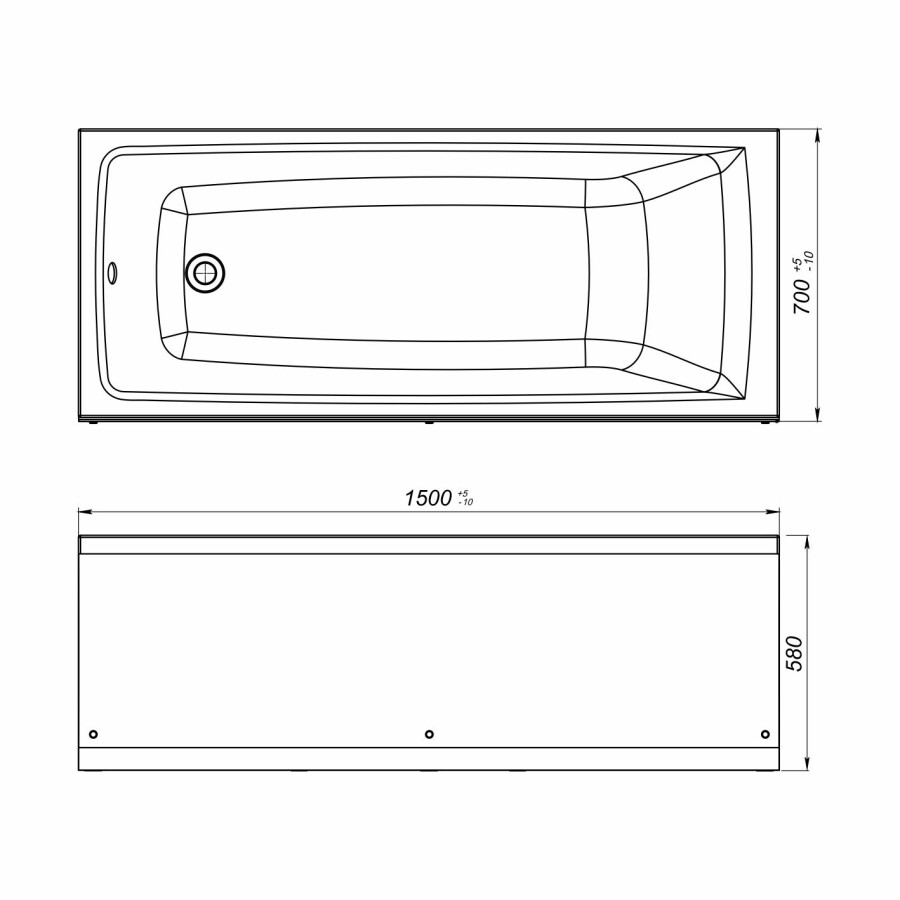 Mirsant Style 140 70 см ванна акриловая УТ000105203 с каркасом