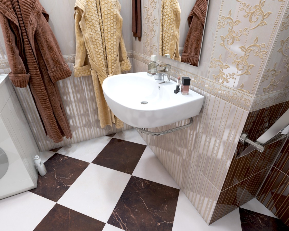 AltaCera Flexion Marble Marron WT9MRB21 плитка настенная 25x50 см