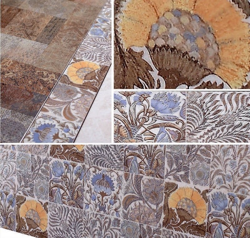 Azori Mosaic 20х50 см декор настенный матовый