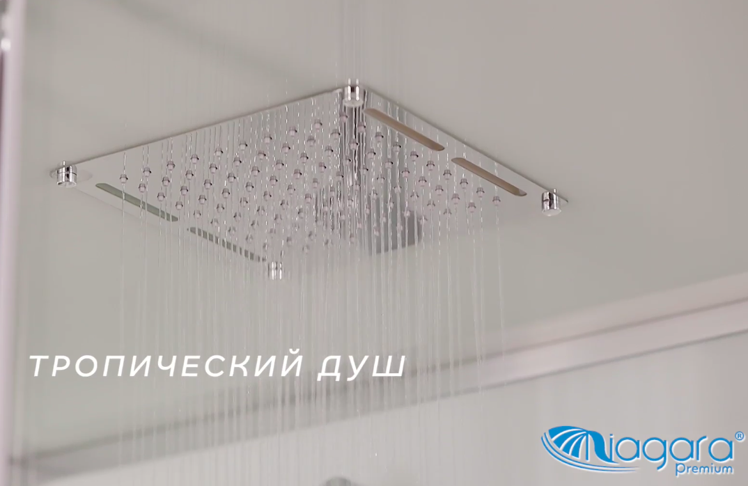 Niagara NG 6912-01GQL Black Душевая кабина 120x80 Левый угол 69120134GQLBLACK