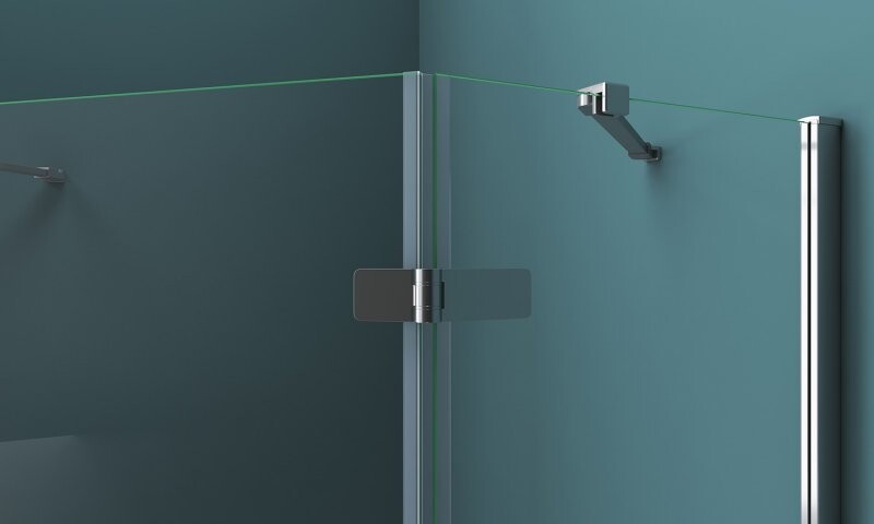 BelBagno душевое ограждение KRAFT-P-1-90-C-Cr-L 90х90х195