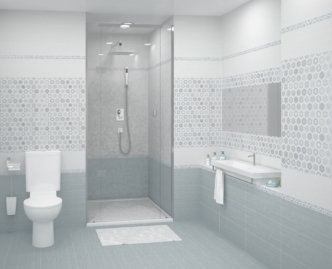 Азори Riviera Ambra плитка напольная серая 33x33 см