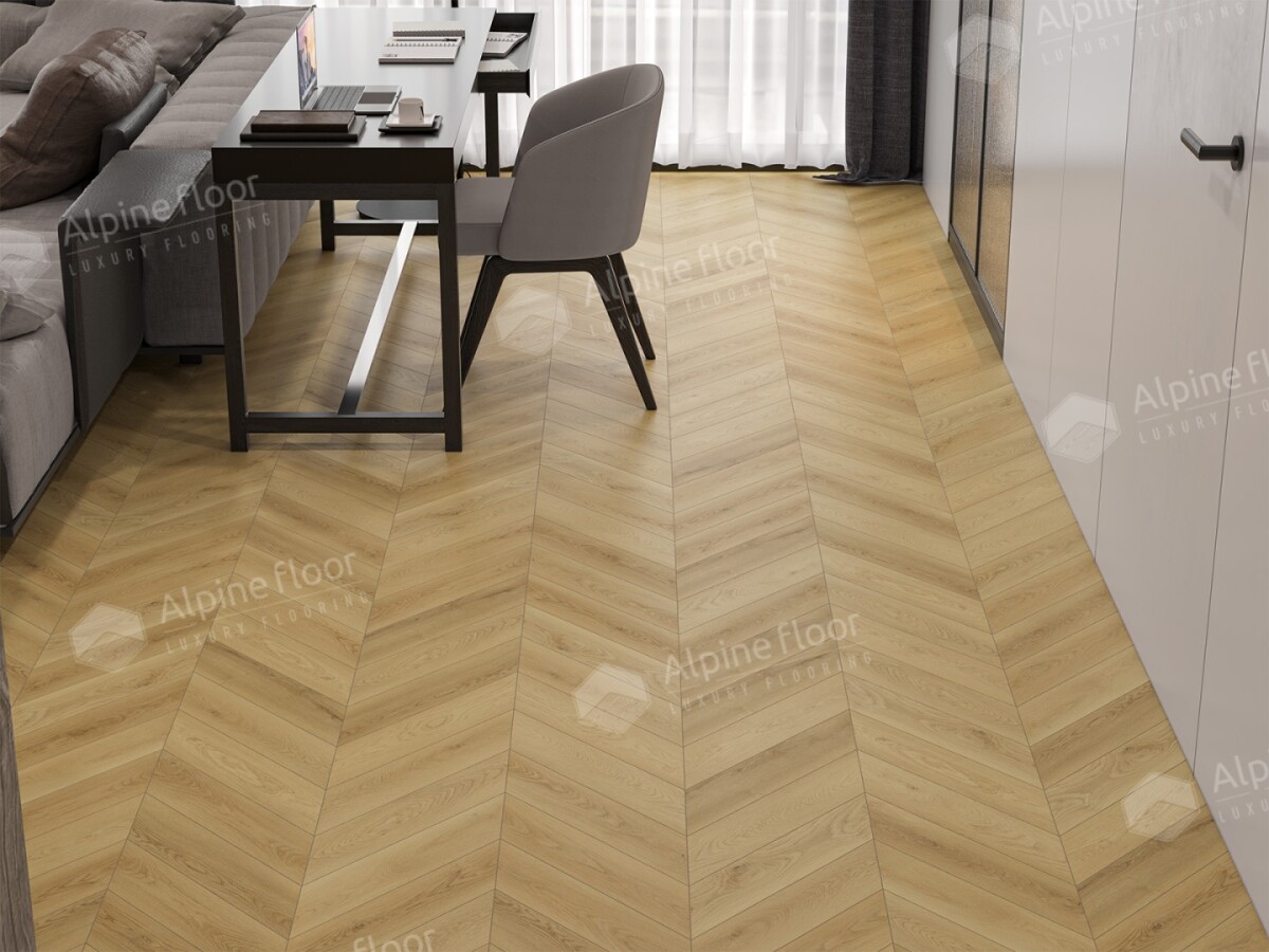 Ламинат Alpine Floor Chevron Art LF109-03, 550*112*12mm