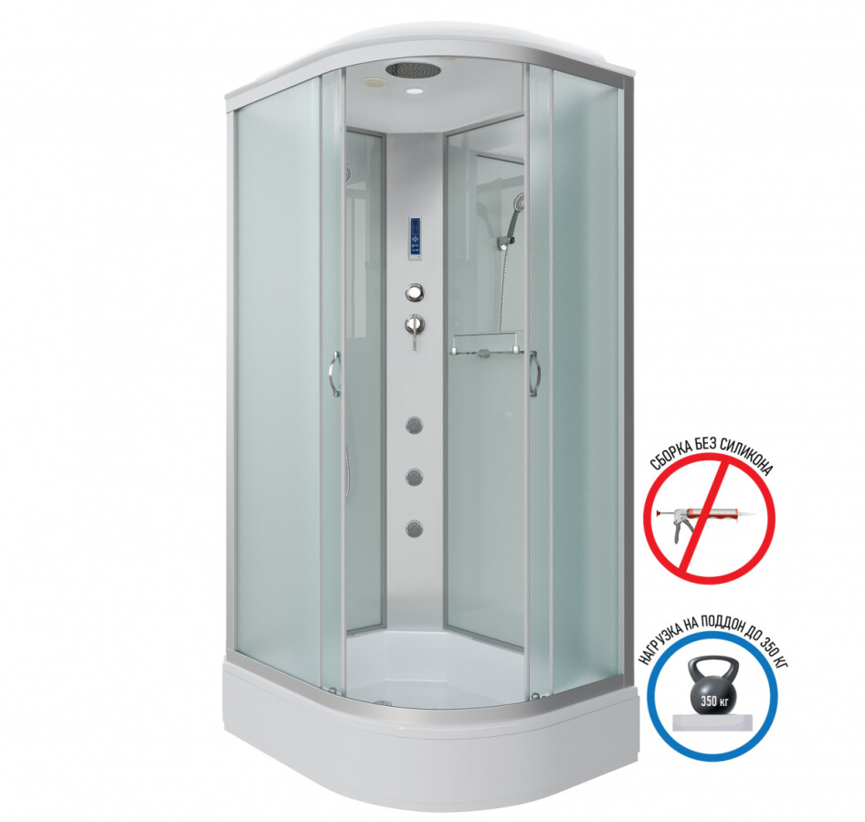 Niagara ЭКО NG 33194-14LG Душевая кабина 110x90 Гидромассаж 331944LG
