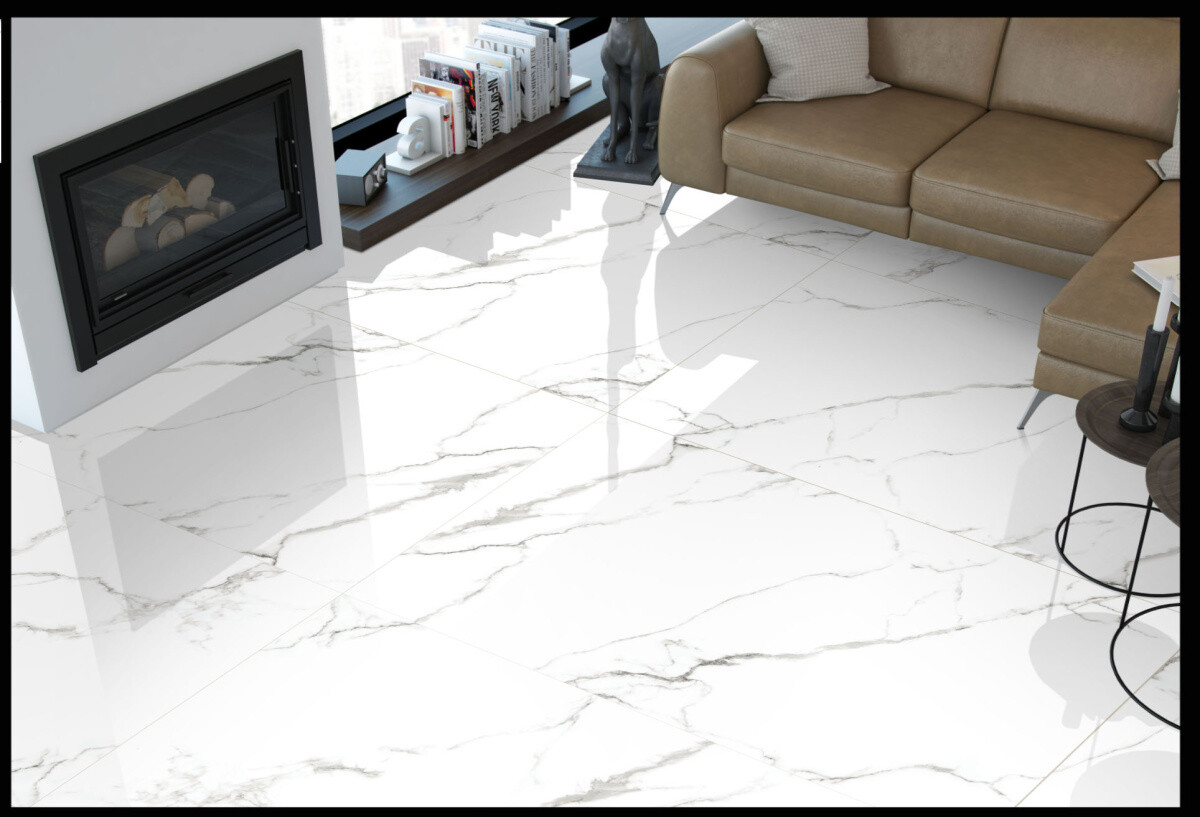 Керамогранит Azario Canova White 60x120 Sugar P4110821144