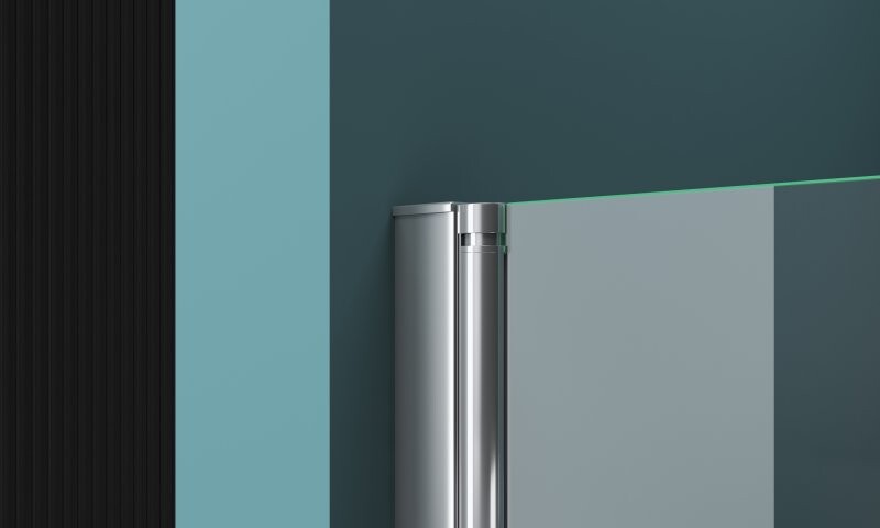 BelBagno Albano душевая дверь 180 см прозрачная ALBANO-BS-13-100+80-C-Cr