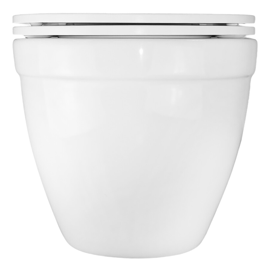 Унитаз подвесной Azario Fora 368х530х410 безободковый "Скрытое Торнадо" быстросъемное микролифт AZ-0017-UQ3