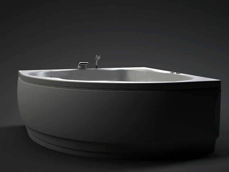 Aquanet Santiago 160*160 ванна акриловая с каркасом 00205545