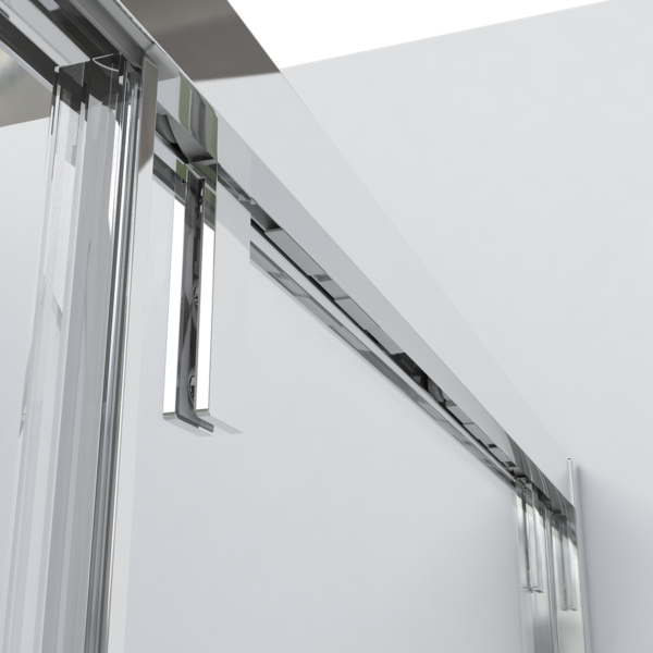 Vincea Lugano душевой уголок VSR-1L9014CLB-1 140х90 черный, стекло прозрачное