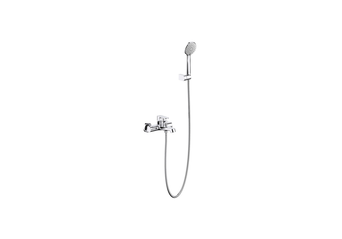 Aquatek Оберон Смеситель для ванны с душевым гарнитуром AQ1249CR