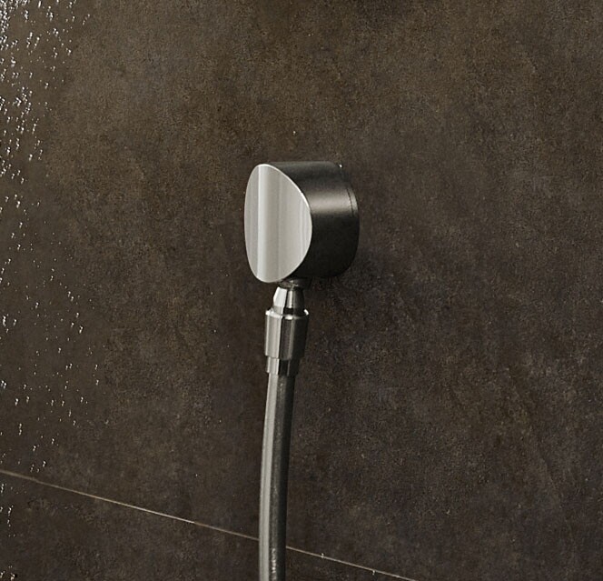 Hansgrohe FixFit Шланговое подсоединение S с клапаном обратного тока хром 26453000