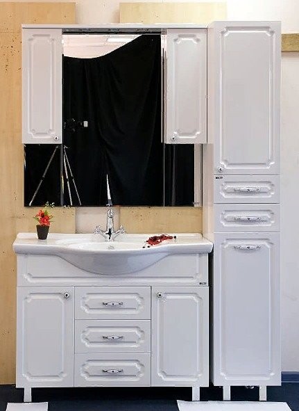 Зеркало-шкаф Misty Александра 105*100 П-Але04105-352Св