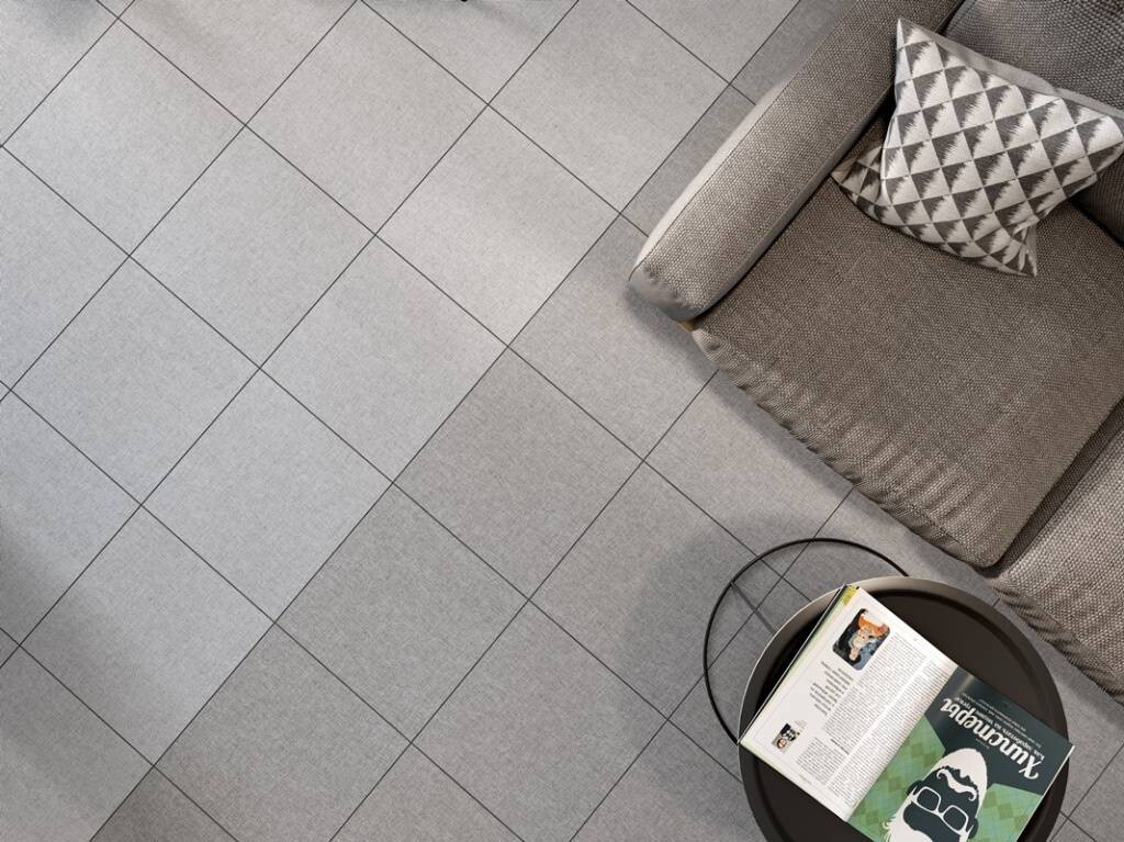 Grasaro Textile G-72 40х40 см керамогранит напольный структурный серый