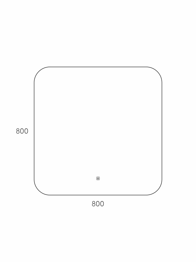 Зеркало Taliente Zled TA-Zled-B8080 80х80 LED