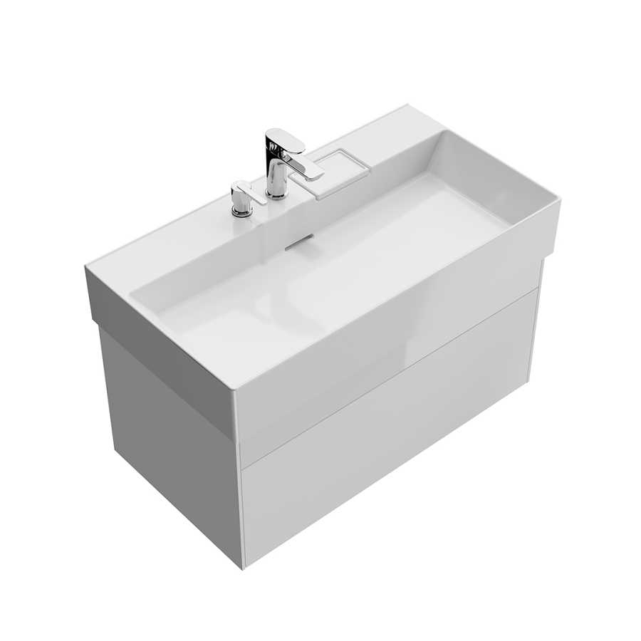 Kerama Marazzi Logica тумба подвесная 90 белая LO.90.2WHT