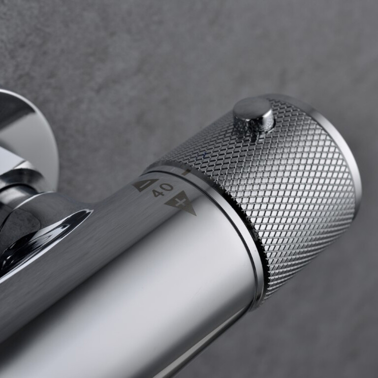 Душевая стойка Boheme Uno с термостатом Хром 468-T-CR