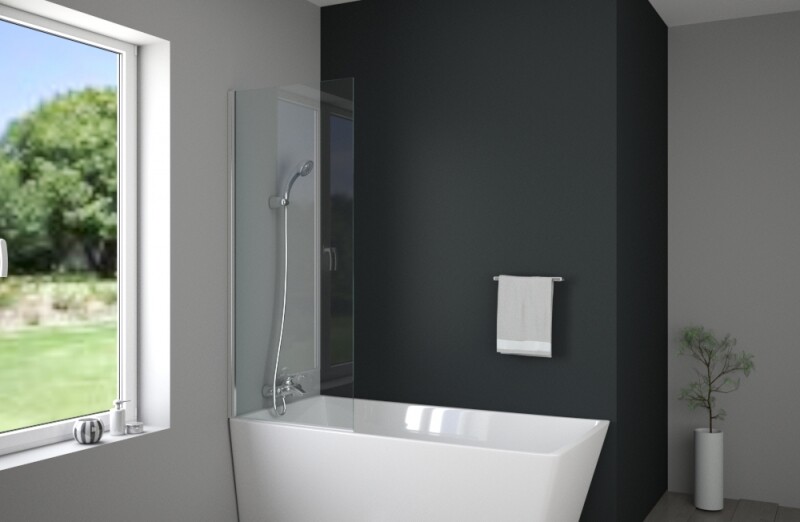 Bravat ALFA BG070.5120A 70*150 шторка на ванну