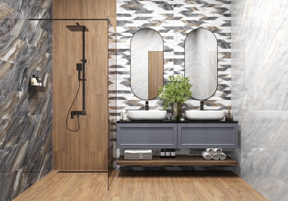 Delacora Millennium Line Color Керамическая плитка настенная 300 x 900 x 10.5 WT93MNM55