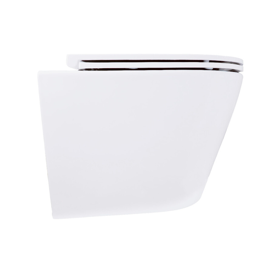 Унитаз подвесной Azario Bliss360х485х365 безободковый, система смыва "Скрытое Торнадо", с быстросъемным сиденьем "Микролифт" AZ-5179T-WHT