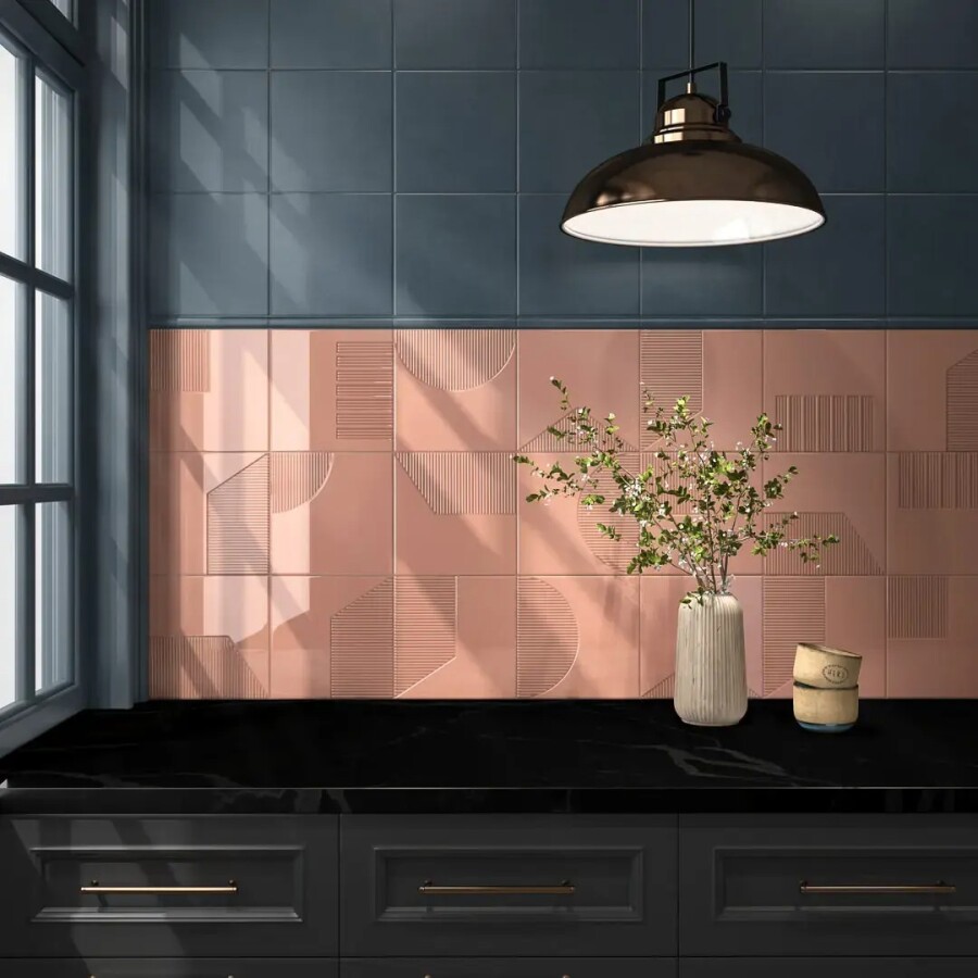Керамическая плитка Декор Kerama Marazzi Прованс Пикассо бронза глянцевый структура 20x20x0,69 KMD2SOC001BN