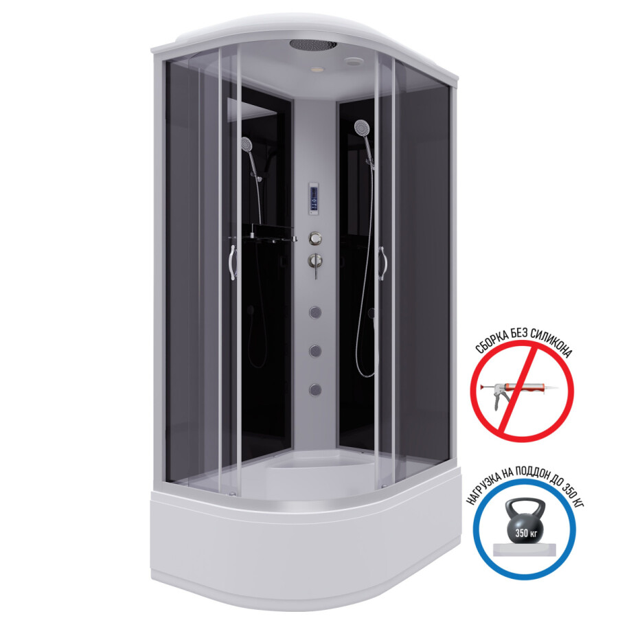 Niagara NG 2510-14RF Душевая кабина 120x80 в полной комплектации - правосторонняя 25101434RF