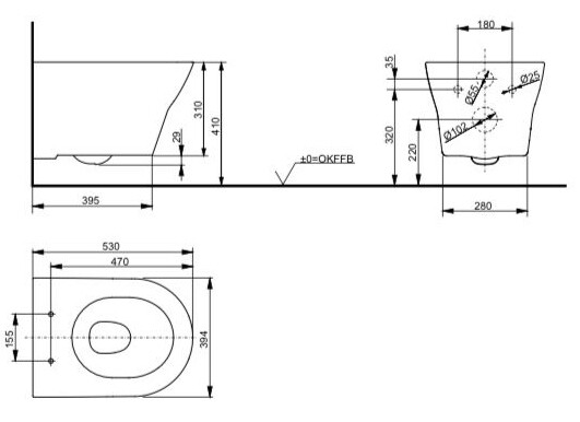 TOTO MH унитаз подвесной безободковый c сиденьем CW162Y+TC514G