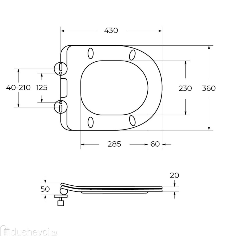 Унитаз подвесной BelBagno UNO 2.0 безободковый с сиденьем дюропласт soft close BB7306CHR/SC