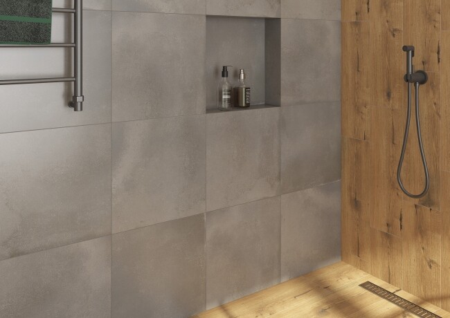 Керамогранит Cersanit Loft темно-серый 42x42 LO4R402