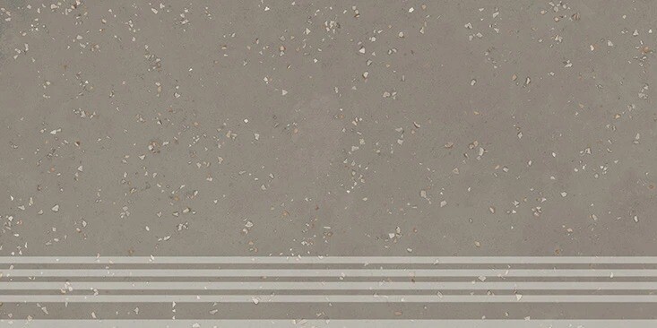 Керамический гранит Ступень Kerama Marazzi Прованс Пунтум серый матовый обрезной 30x60x0,8 KM6060G1211R8GRF