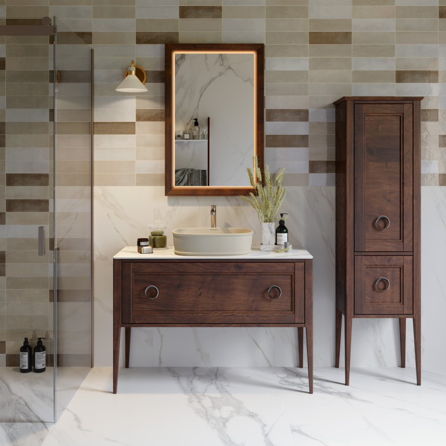 Kerama Marazzi Plaza Classic Neo пенал 175 орех PL.CN.175NUT.M