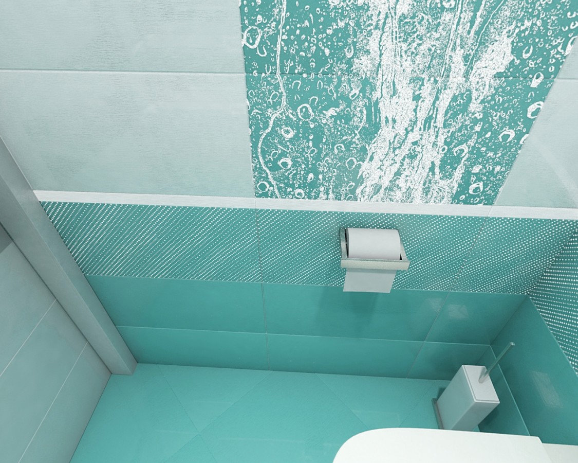 AltaCera Rainfall Confetti Aquamarine DW9CFT16 декор 25x50 см