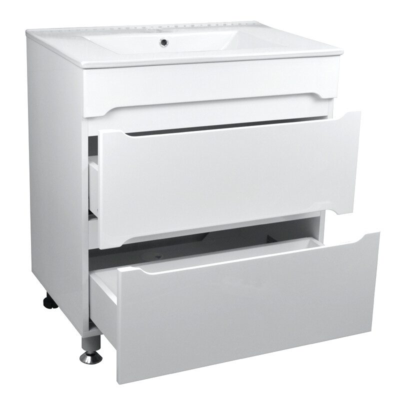 Loranto Арфа тумба 70/2Н см с раковиной LEONE CS00071937
