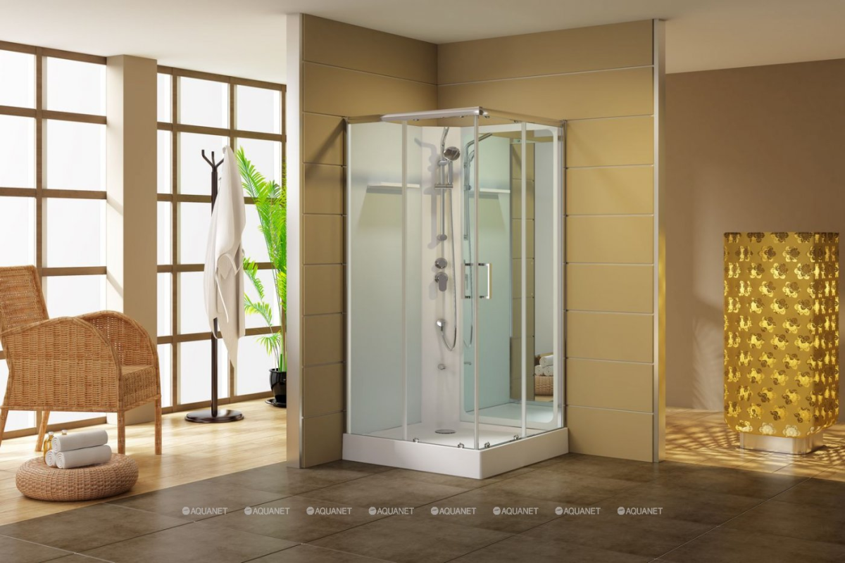 Aquanet Passion душевая кабина прозрачная 90х90 см 263869