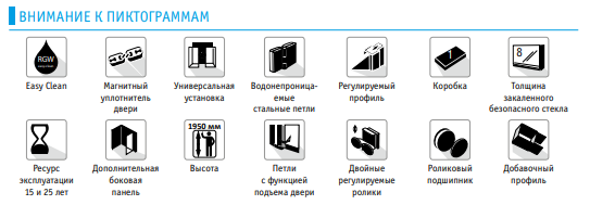 RGW Walk In WA-05 (RGW WA-02 + RGW Z-12) душевое ограждение 100*100*185