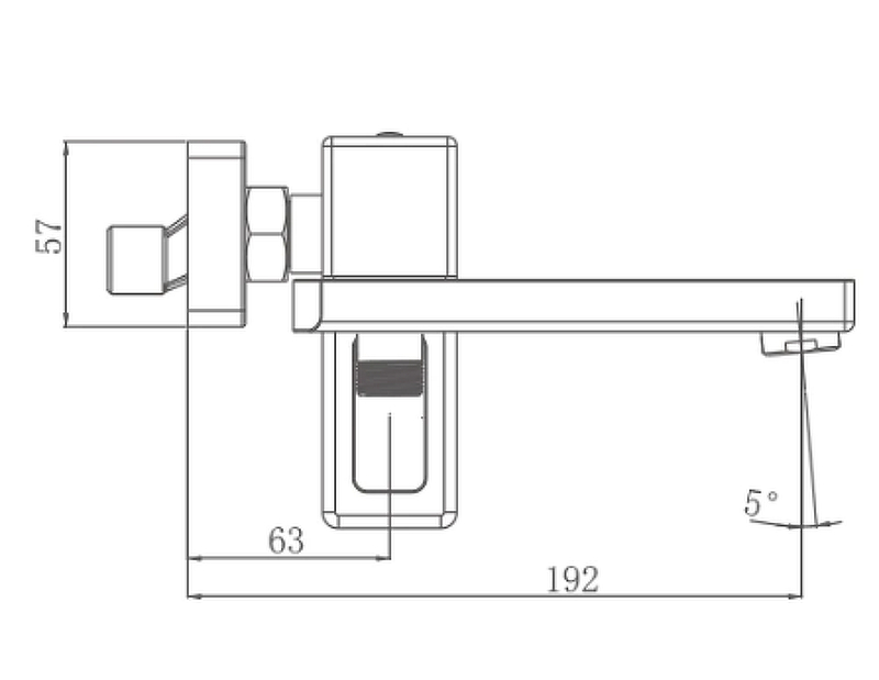 Смеситель для ванны Gappo G17-6 G3217-6