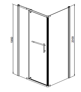 Mirsant Arena Square 1280 душевое ограждение 120*80*200 см УТ000058038