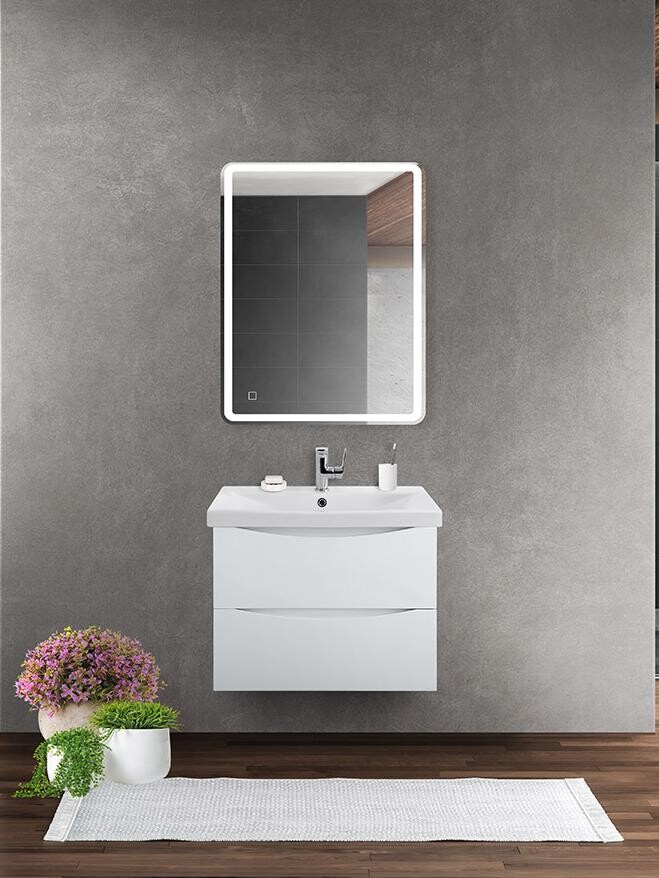 BelBagno MARINO-​600-2C-​SO-BL-P тумба с раковиной подвесная