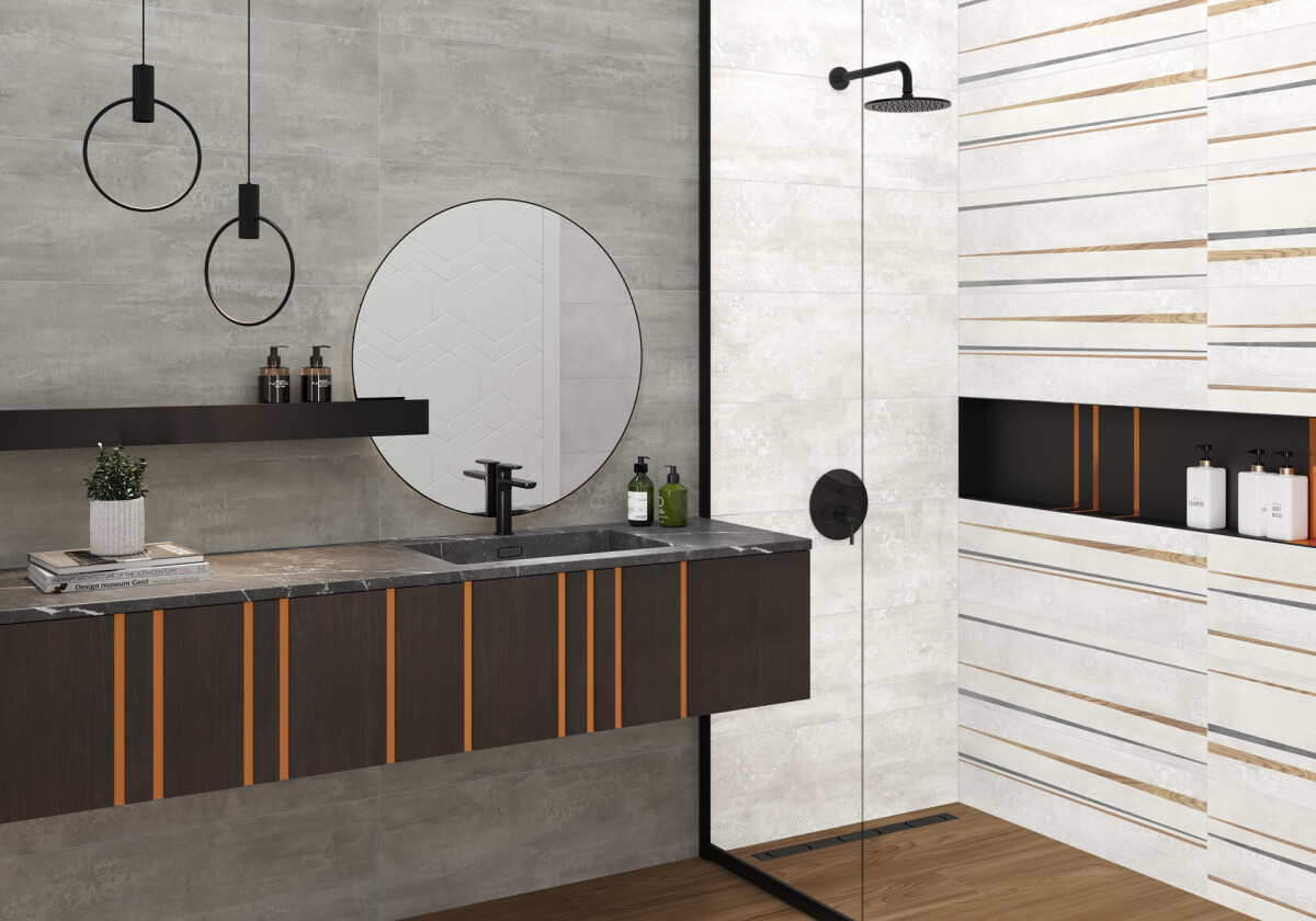 Alma Ceramica Dakar Керамическая плитка настенная 300 x 900 x 8.5 TWU3090DKR17R