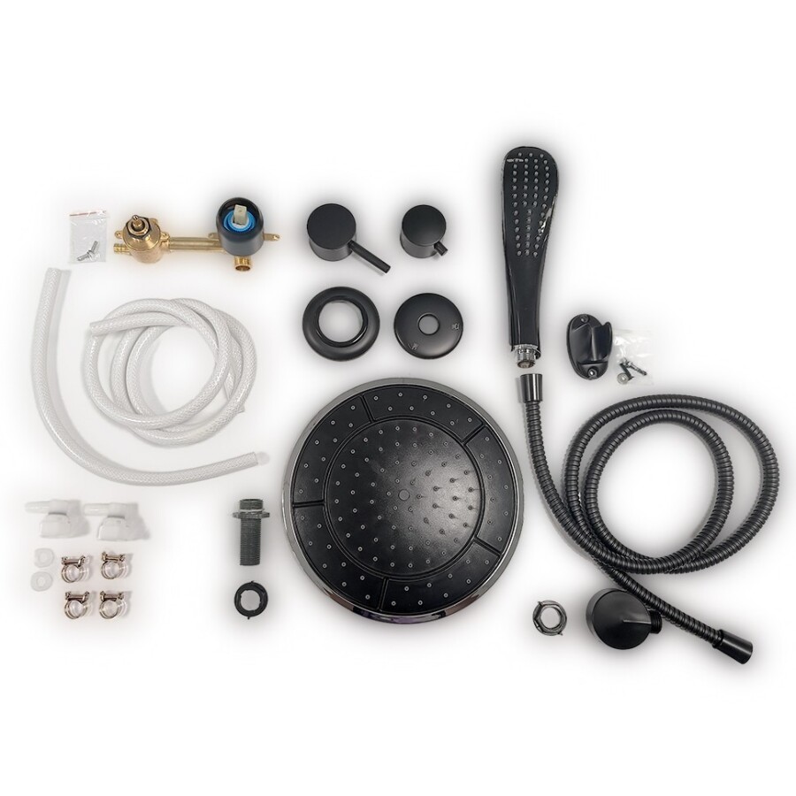 Triton Душевая Кабина Грэй-Блэк 90*90 А (ПД31) Щ0000067302