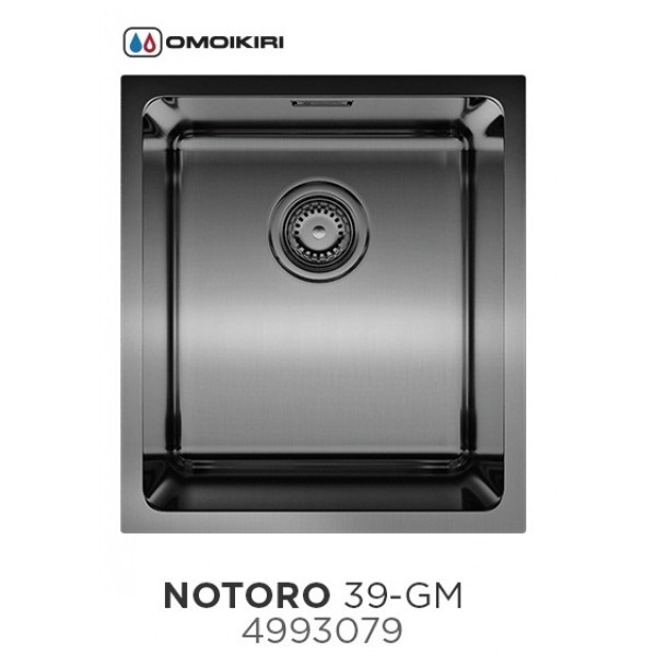 Omoikiri Tadzava 38-U-IN 4993077 кухонная мойка нержавеющая сталь 38х44 см