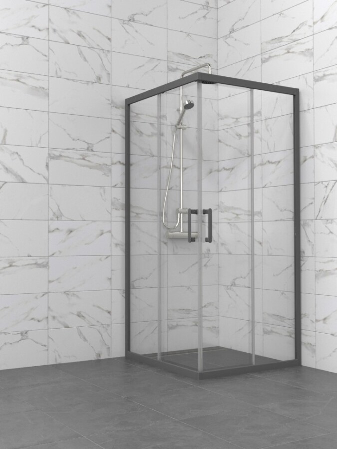 Душевое Ширма Triton pro Фикс-Графит 90х90 Щ0000077236