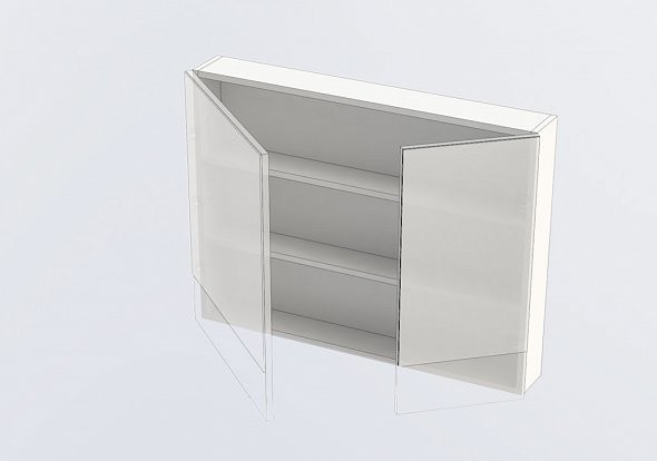 Зеркало-шкаф Aquanet Верона 90*67 00172340