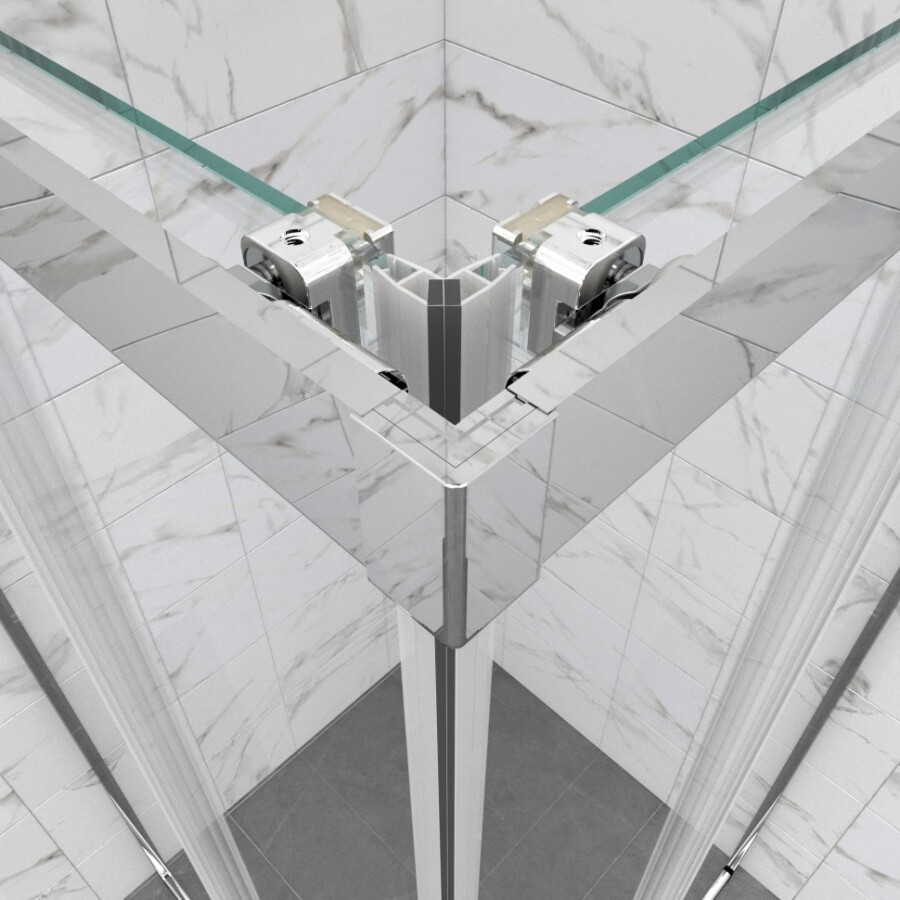 Душевое Ограждение Triton pro Фикс-Хром-Вельвет 90х90 Щ0000077107