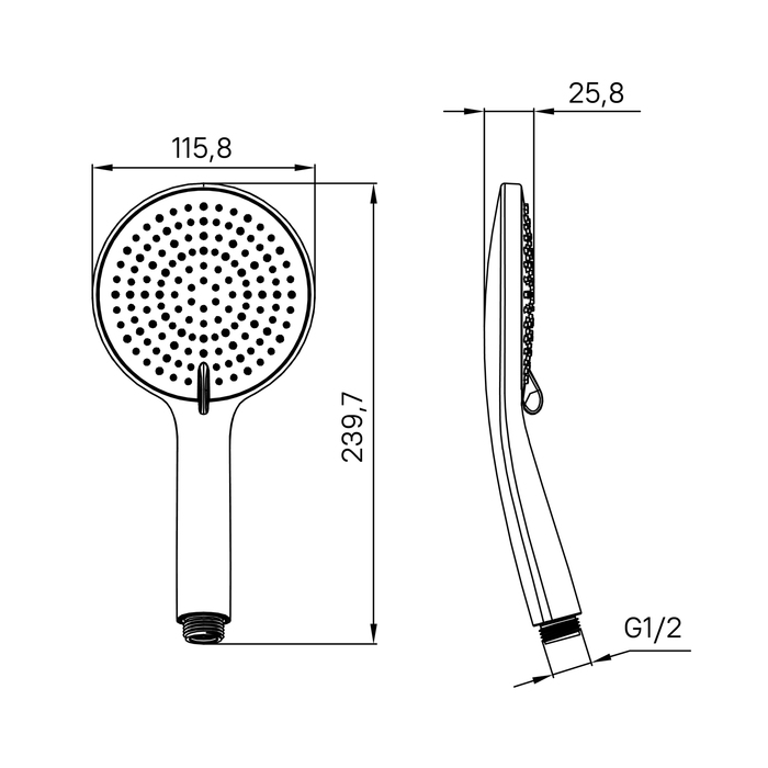 Iddis Optima Home душевая лейка OPH3F0Wi18