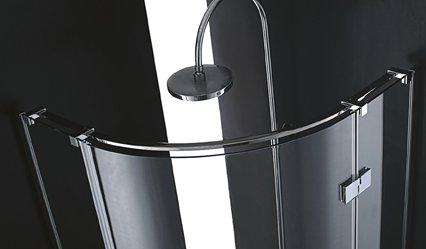 Cezares Bergamo душевой уголок 90х90 см BERGAMO-W-R-2-90-ARCO-C-Cr-IV